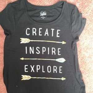 Black long t-shirt justice